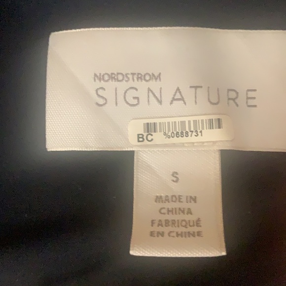 Nordstrom Signature wool and net dark blue coat - S - Picture 6 of 6